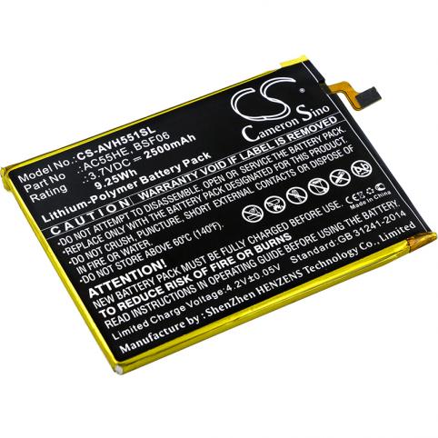 Batterij  archos ac55he