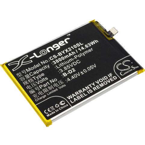Batterij telefoon bbk x20 plus heeft