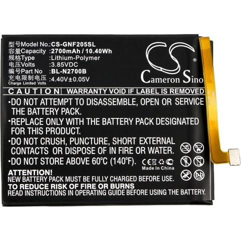 Batterij telefoon gionee f205l