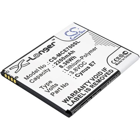 Batterij telefoon mobistel cynus e7