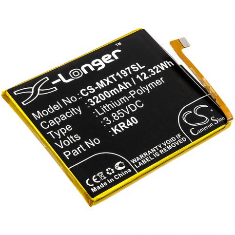 Batterie pour telephone motorola kr40 moto one vision batterij telefoon
