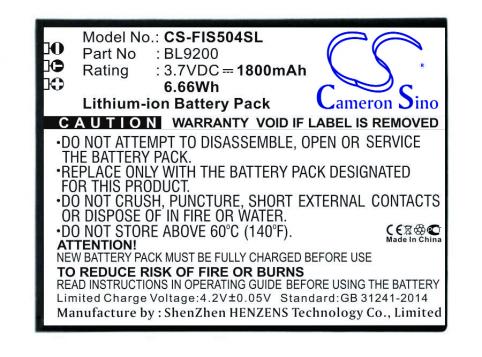 Batterij  fly bl9200