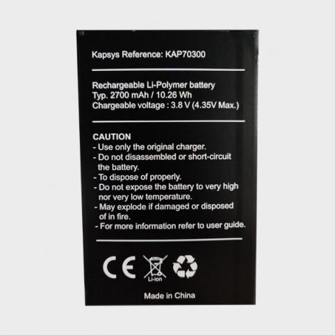 Batterij telefoon kapsys minivision complet