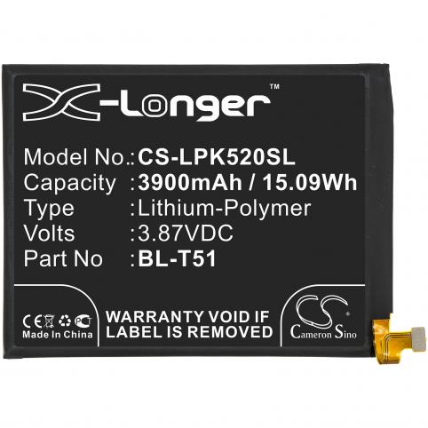 Batterij telefoon lg k420bmw