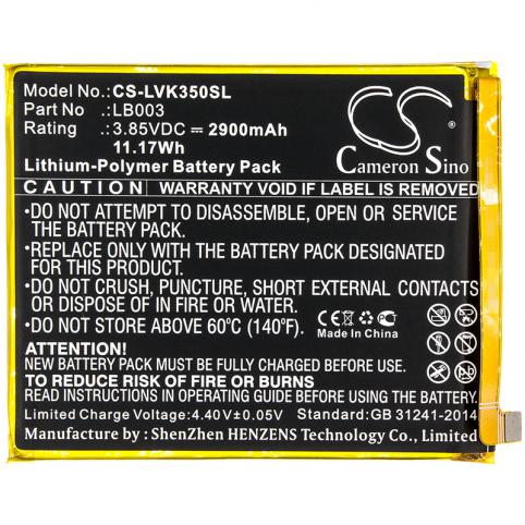 Batterij telefoon lenovo k350t