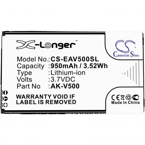 Batterij  emporia ak v500