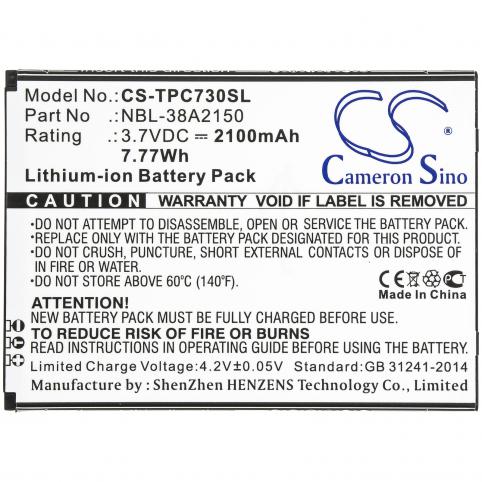 Batterij telefoon neffos c7 lite