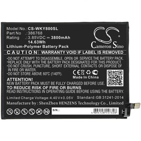 Batterij  wiko 386768 w-v720