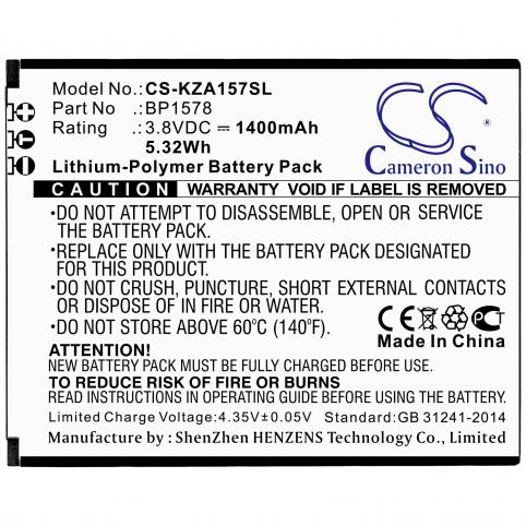 Batterij telefoon kazuna kaz f019