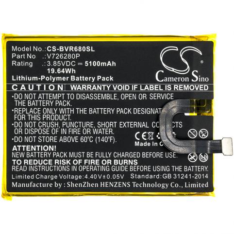 Batterie pour telephone blackview p10000 pro batterij telefoon