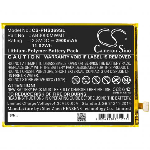 Batterij telefoon philips xenium s369