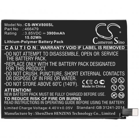 Batterie pour telephone wiko 466479 view 3 lite batterij telefoon