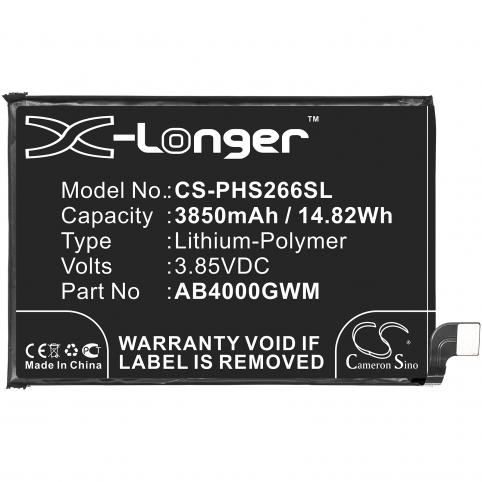 Batterij telefoon philips xenium s266