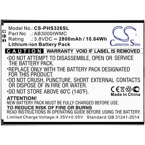 Batterij telefoon philips xenium s326