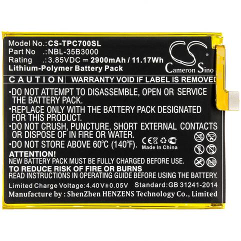Batterij telefoon neffos c7 dual sim lte am