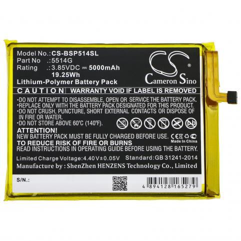 Batterij telefoon bq strike power