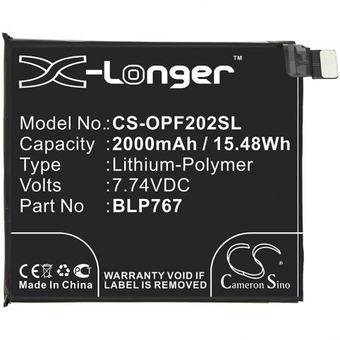 Batterij telefoon oppo opg01