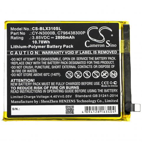 Batterij telefoon blu v0310ww