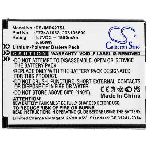 Batterij tpe terminal paiement ingenico imp627