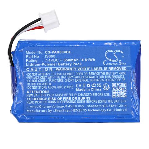 Batterij tpe terminal paiement pax q80