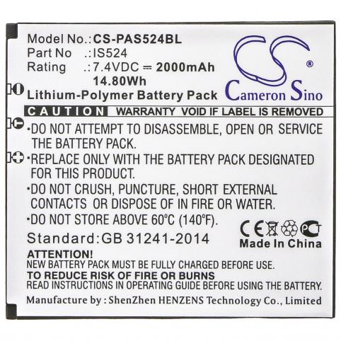 Batterij tpe terminal paiement pax d210