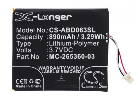 Batterij livre electronique amazon wp63gw