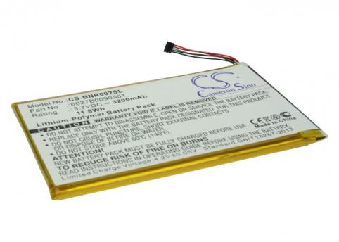 Batterij boek electronique barnes noble bntv250a