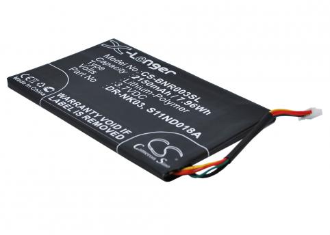 Batterij boek electronique barnes noble nook simple touch