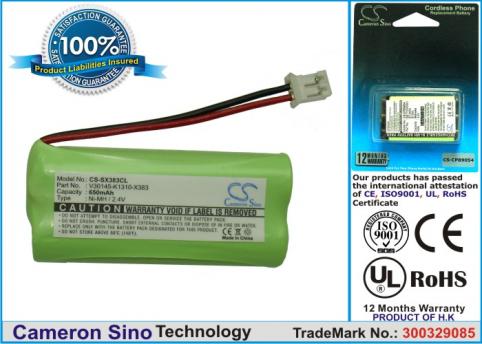 Batterij telefoon zonder fil siemens gigaset a260 trio