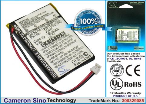 Batterij telefoon zonder fil idect x2d