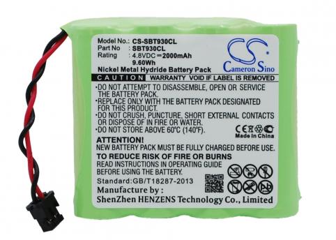Batterij telefoon zonder fil sony spp e80