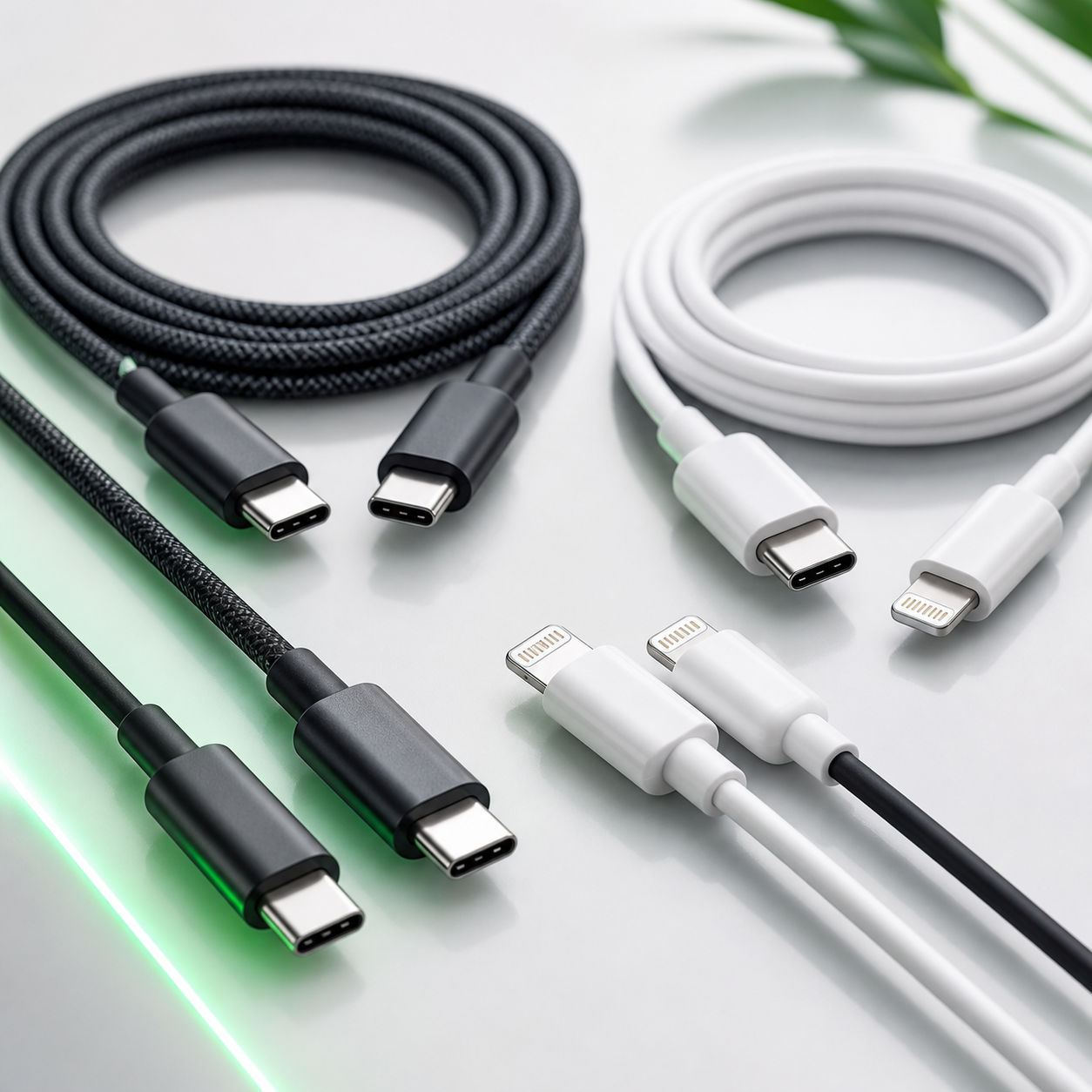 USB-C- en Lightning-laders